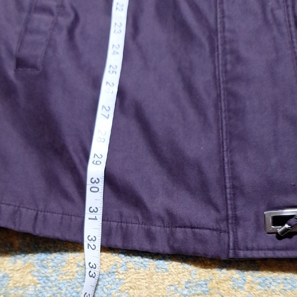 Women's Hooded Utility Jacket in Deep Purple - Picture 13 of 16
